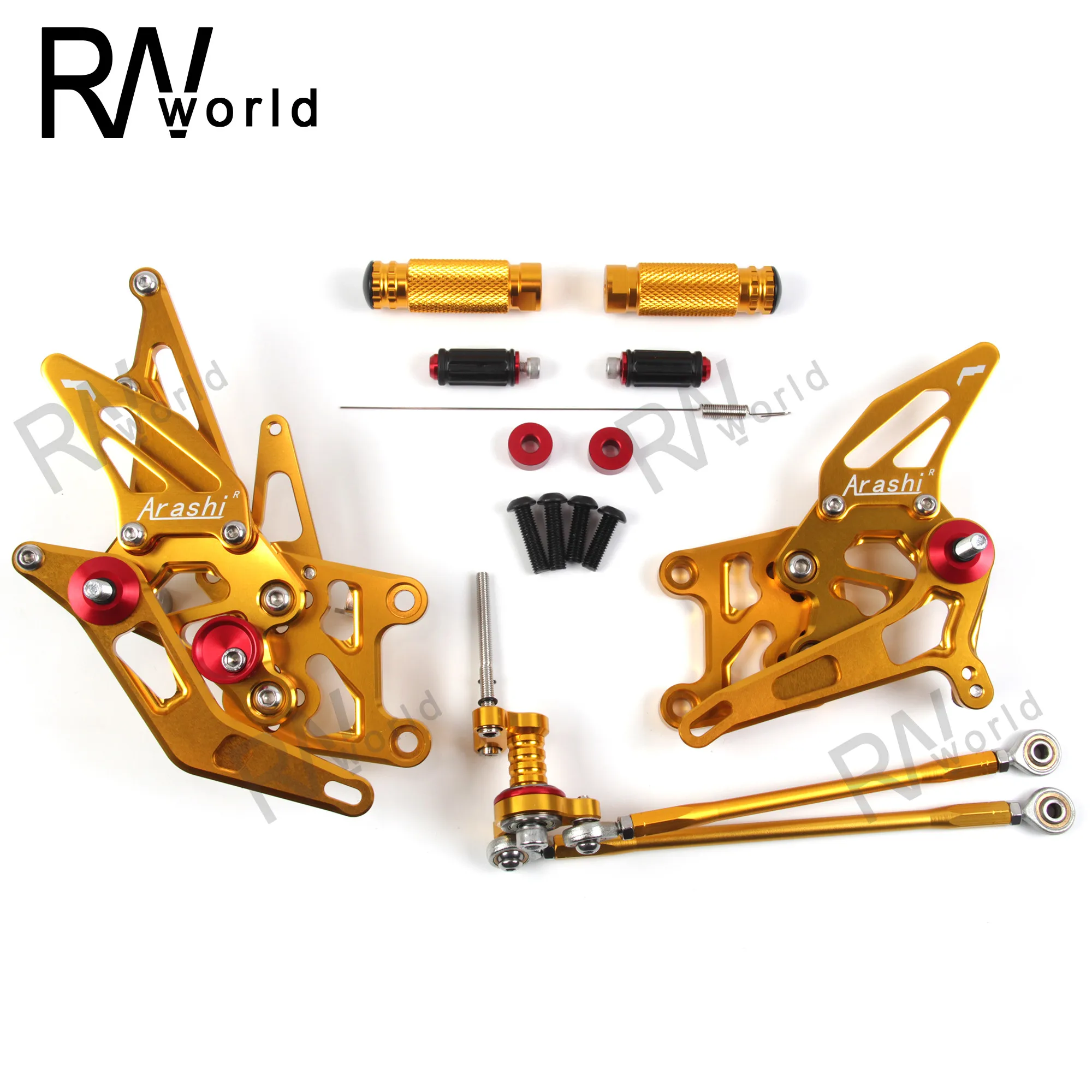 

Motorcycles Rearsets Footrest For HONDA CBR600RR 2009-2018 CNC Adjustable Rear Set Foot Rest CBR600 RR ABS 2010 2011 2012-2017