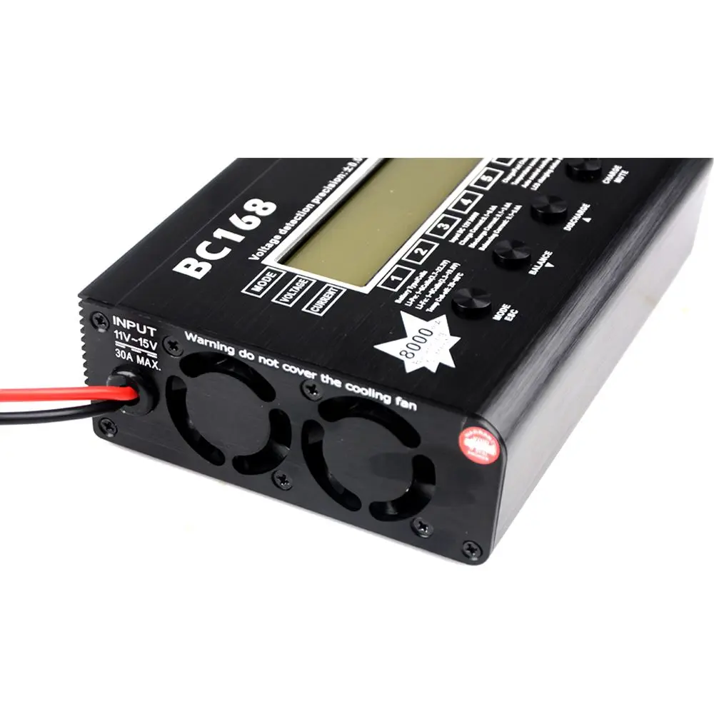 

AOK BC168 1-6S 8A 200W High Speed LCD Smart Balance Charger / Discharger for 1-6S LiPo Battery RC Quadcopter FPV Racing Drone