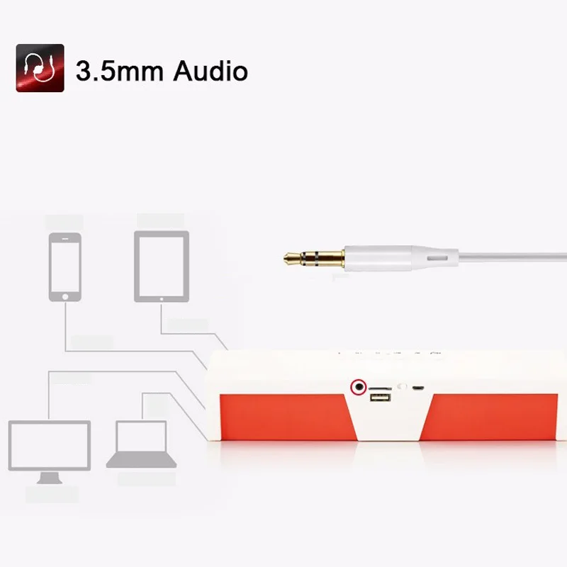 Беспроводной Bluetooth динамик сигнализация двойной FM радио 10 Вт портативный стерео