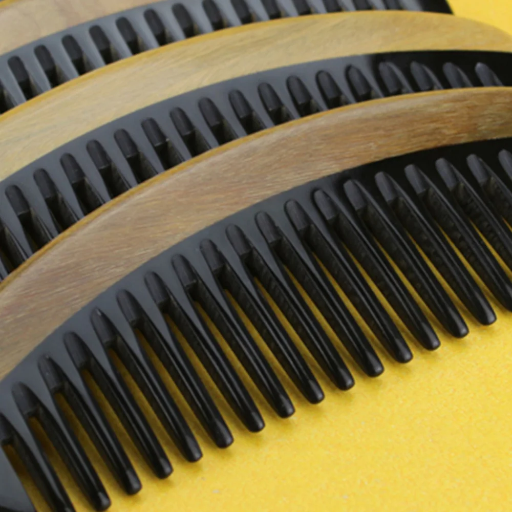 

Horn Comb Teeth Wide Tooth Detangling Comb Anti-Static Horn Long Combs Natural Comb for Thick Curly and Wavy Hair Reduce Hair B