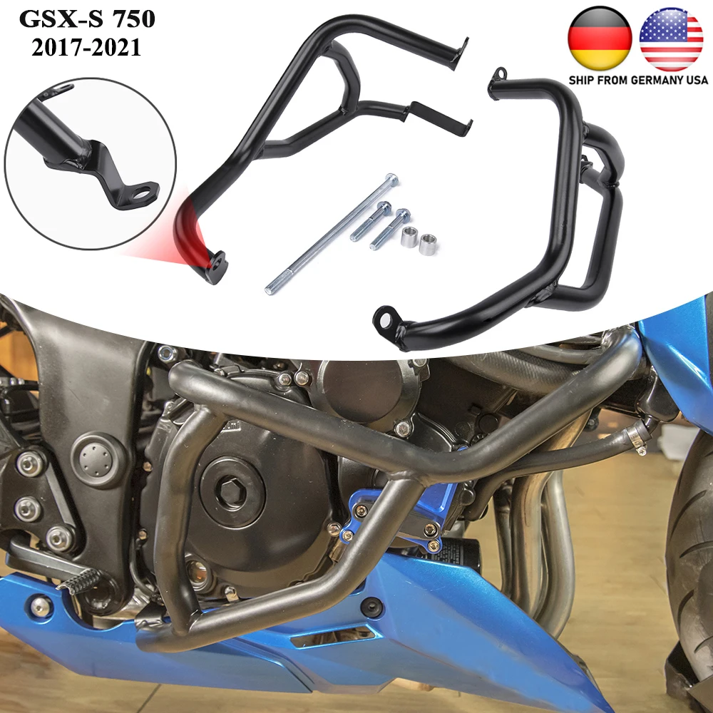 Защитный бампер для двигателя противоударный камеры защита рамы Suzuki GSXS GSX-S 750 2017 18