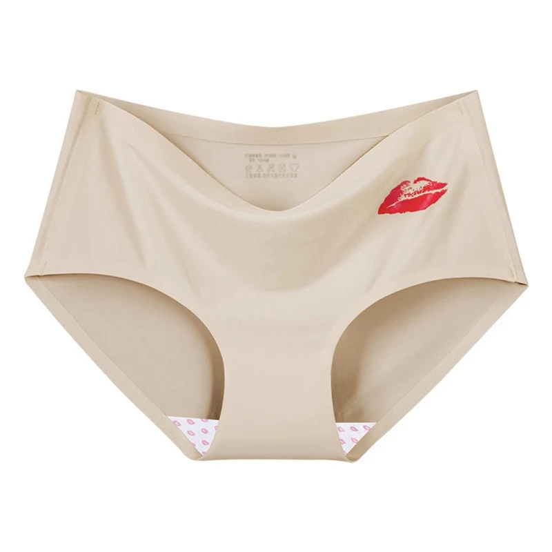Женское Бесшовное нижнее белье сексуальные дышащие трусики из ледяного шелка с