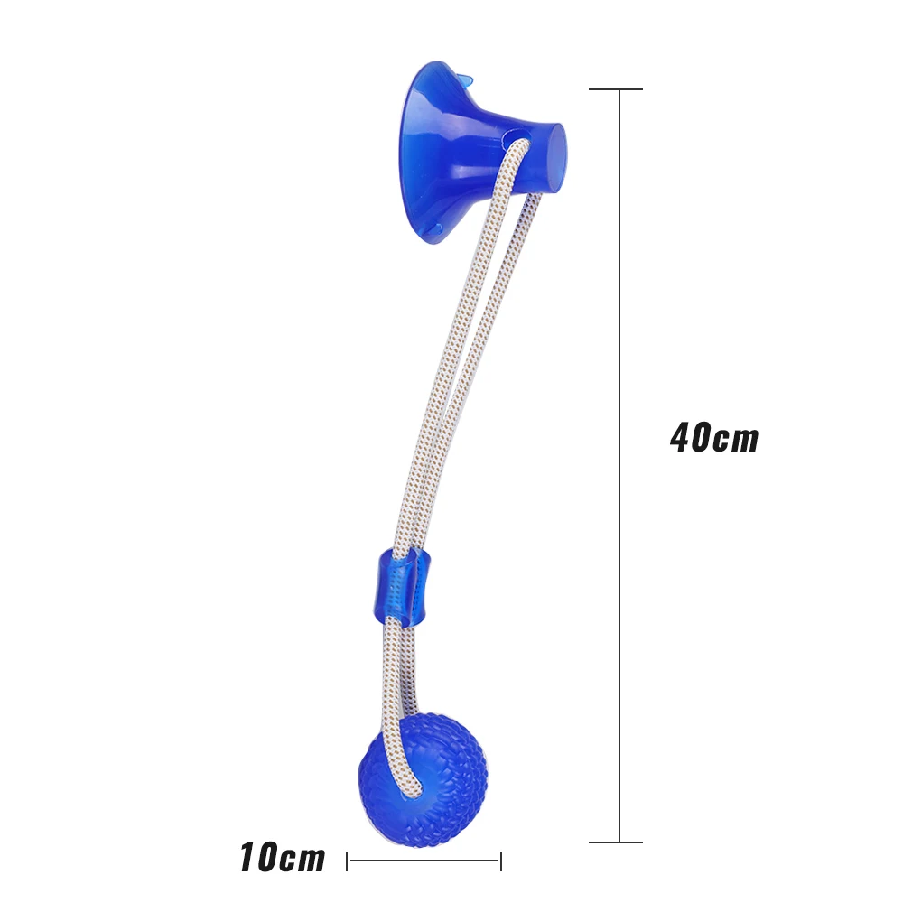 

Interactive Pet Dog Suction Cup TPR Ball Toys Pet Molar Bite Dog Toys Rubber Safe Chew Ball Cleaning Teeth Toy For Dog Cat