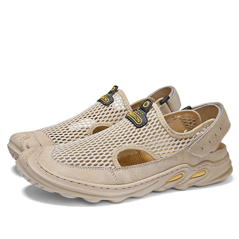 

Sneakers breathable casual sandals slides flip mens Man sneakers sports Breathable Fashion transpirables Light mesh summer for