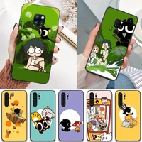 luo xiaohei anime phone case for huawei mate 10 20 lite pro x honor play y6 5 7 9 prime 2018 2019 cover