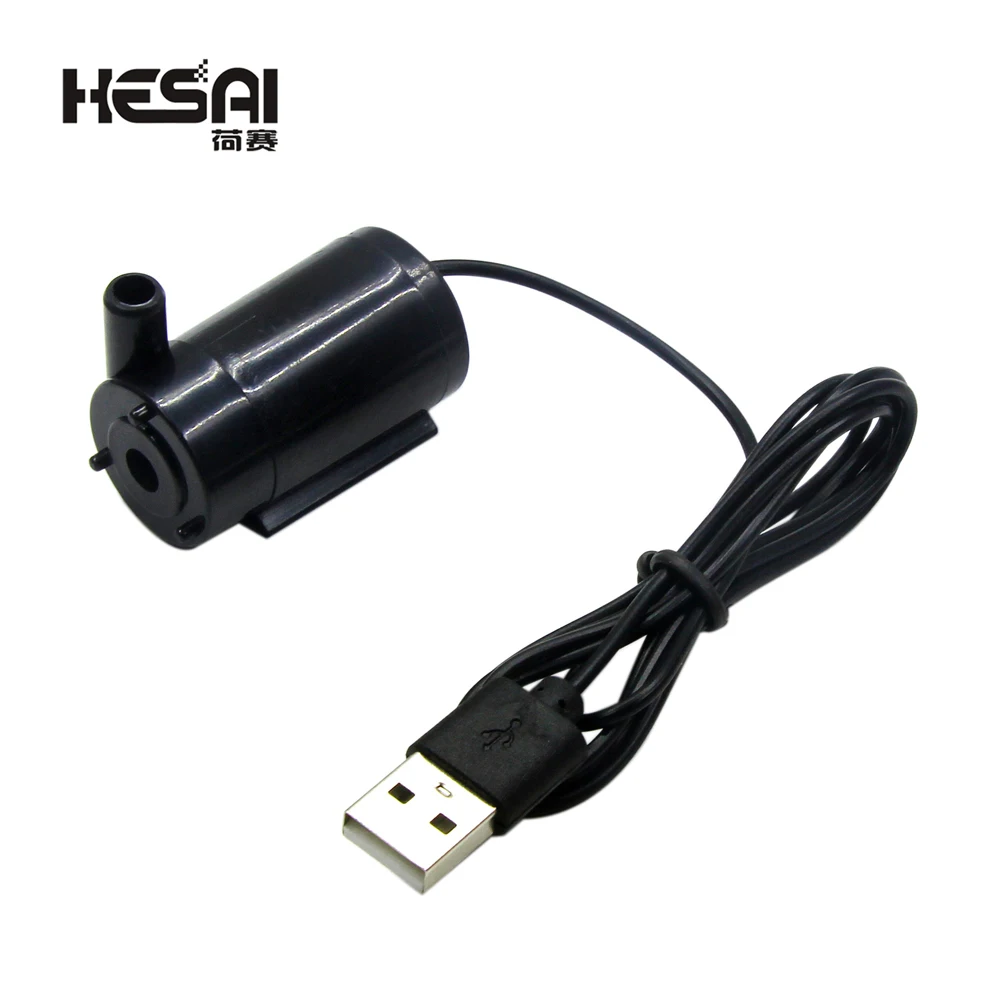 Фото Погружной водяной мини-насос, 5 в постоянного тока, USB, Бесщеточный насос с низким уровнем шума, 120 л/ч №4