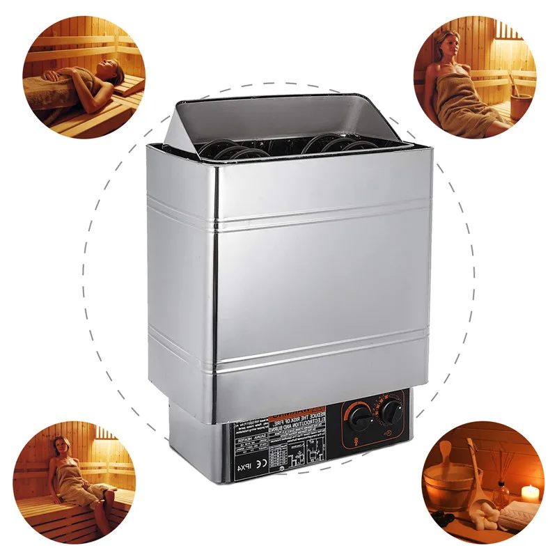 Печь для сауны душа 3 кВт Паровая с внутренним управлением печь нагрева