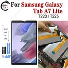 ЖК-дисплей T220 T225 с рамкой для Samsung Galaxy Tab A7 Lite дисплей зеркальный экран сенсорный дигитайзер в сборе для планшета 8,7 дюйма