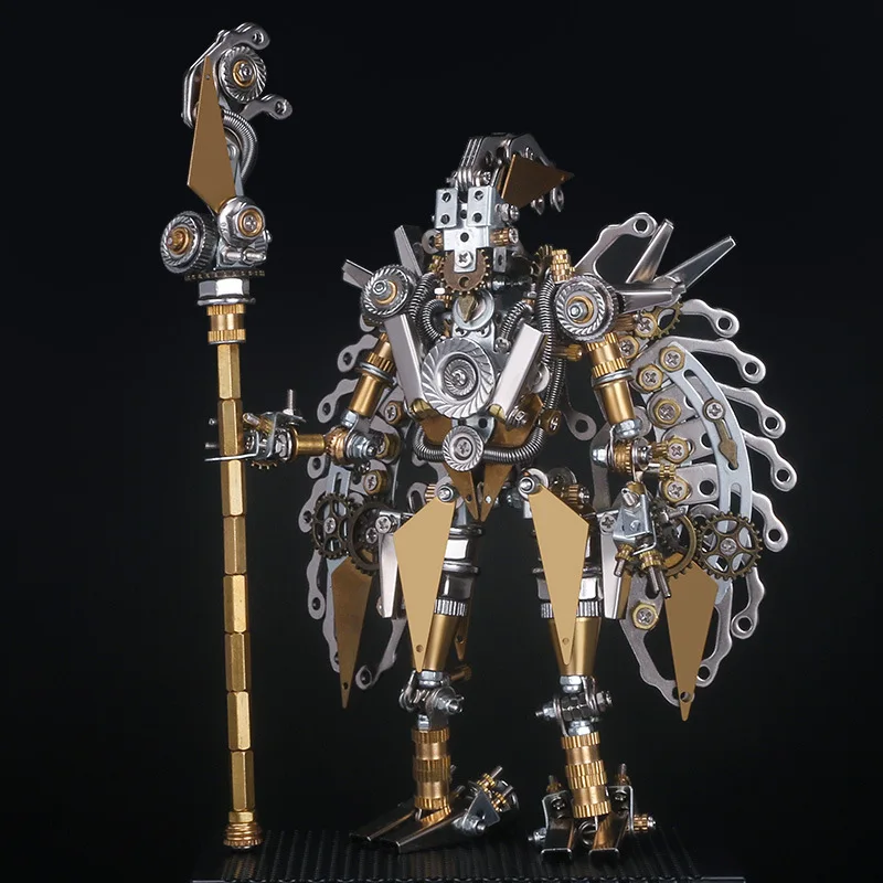 

Mechanical National Tide Series of Three Kingdoms Generals Metal Assembly Model DIY Soldiers Hand-made Tide Play Model Guan Yu
