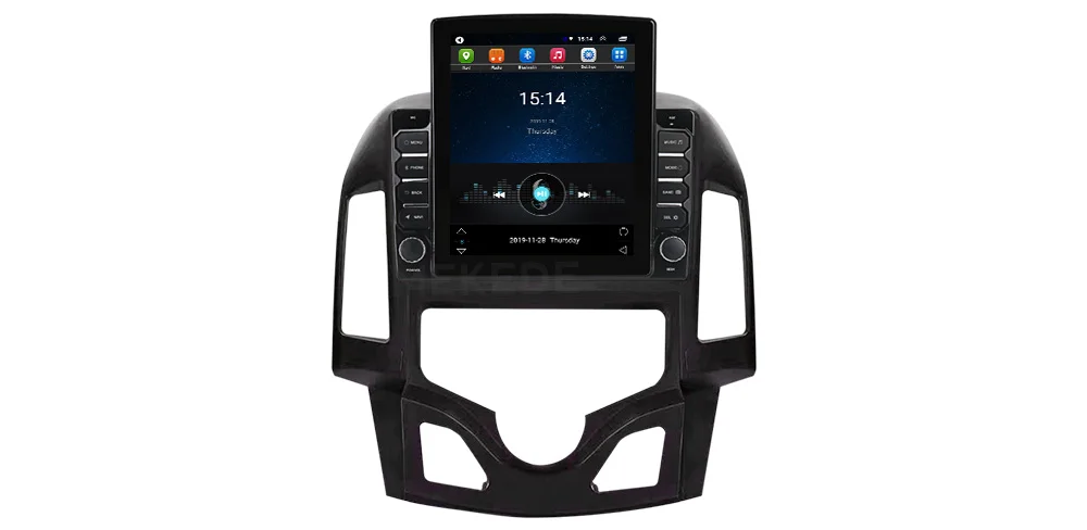 

9.7" octa-core tesla style vertical screen Android 10 Car GPS video Multimedia for Hyundai I30 2007-2011