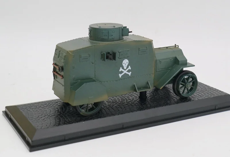 1/43 Ehrhardt E-V/4 Первая мировая война немецкие бронированные машинки, игрушка из сплава, литая под давлением Коллекционная модель автомобиля, игрушечные машинки для детей
