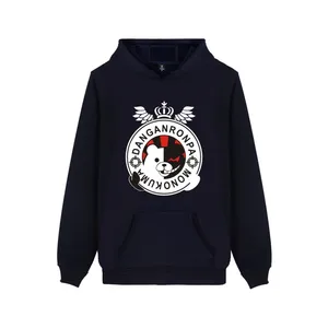 Костюм унисекс из японского аниме данганронпа, Толстовка Оверсайз для женщин и мужчин, повседневный спортивный костюм, костюм для косплея черного и белого медведя