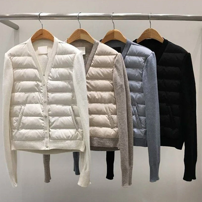 Женская куртка на осень и зиму модный универсальный теплый топ в Корейском стиле