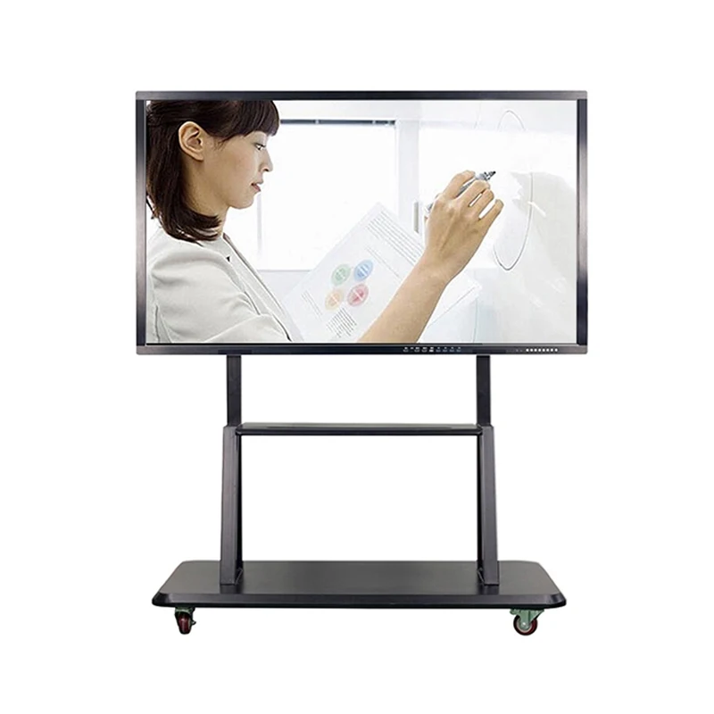 65 75 85 inch wifi 4k Electronic teaching digital presentation boards interactive lcd touch screen monitor smart tv whiteboard