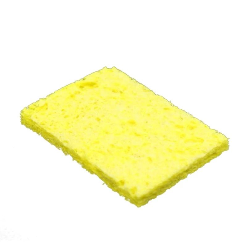 

Reusable Soldering Iron Cleaning Supplies 10Pcs Sponge High Temperature Resistant Sponge Household Cleaning Tool