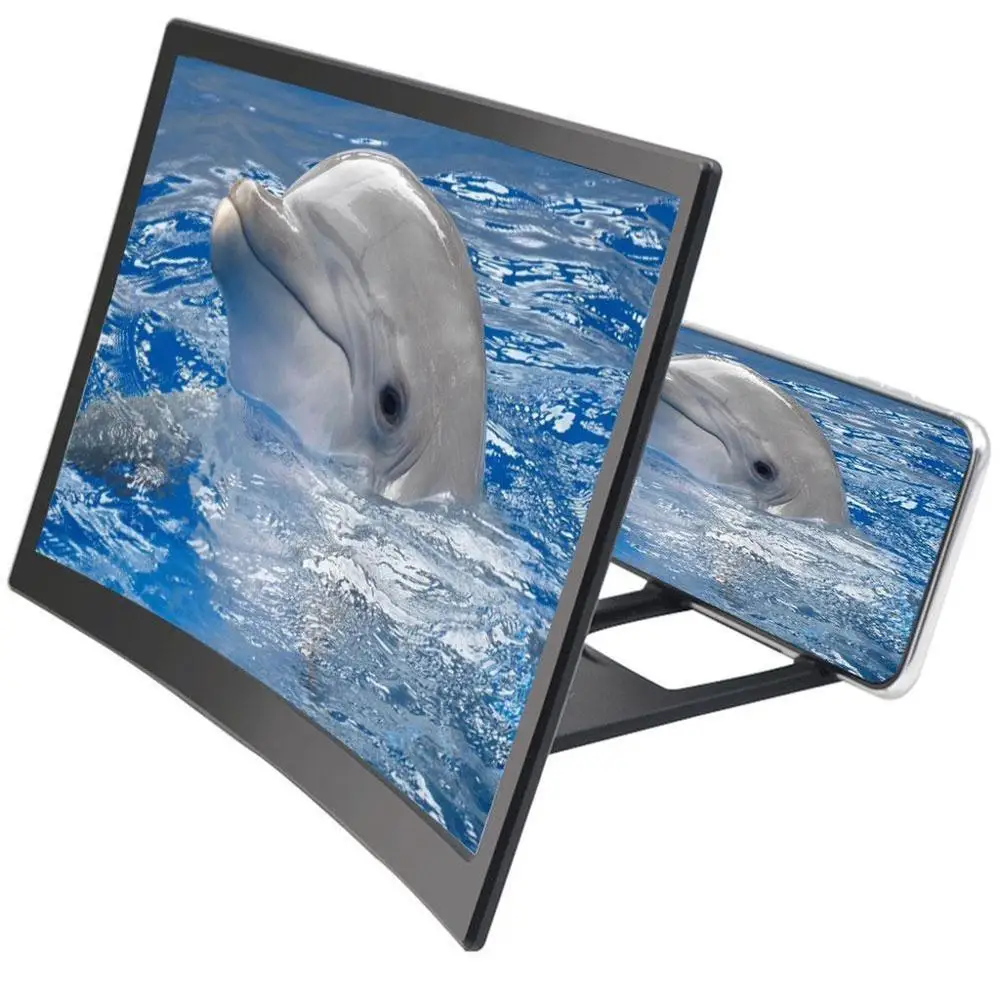 Усилитель экрана смартфона с изогнутым экраном портативный 12 дюймовый усилитель