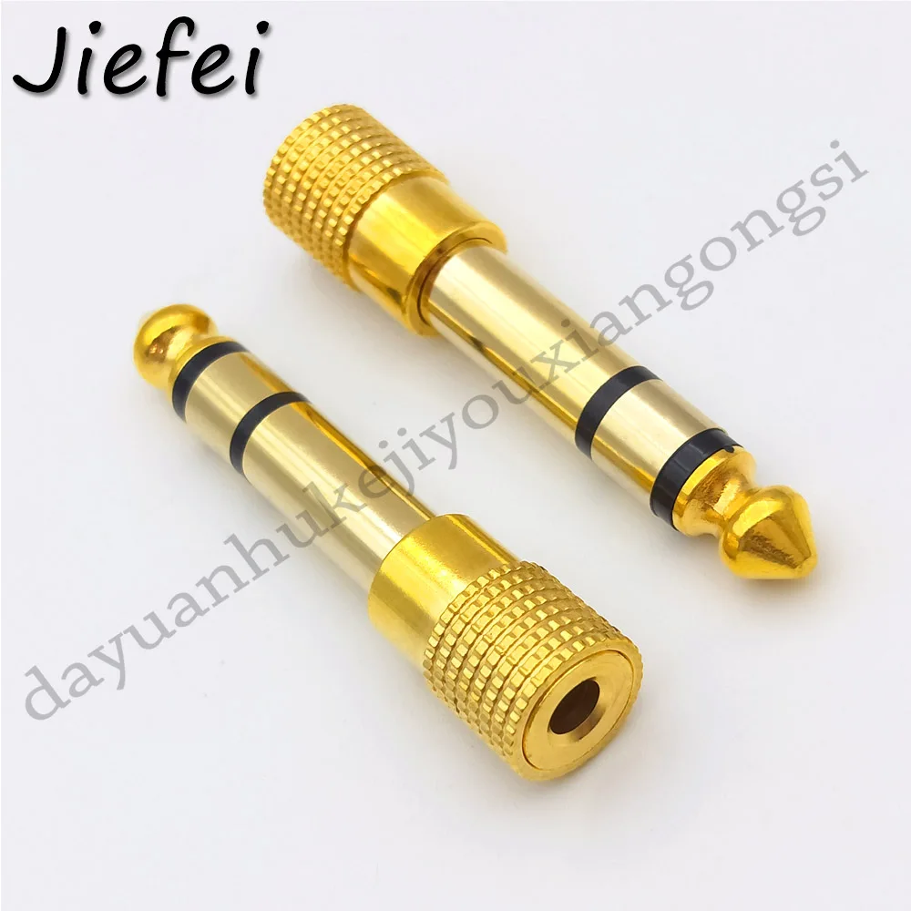 

30-300Pcs Jack 6.35mm 1/4" Male To 3.5mm 1/8" Female Audio Converter 6.35 to 3.5 stereo terminal plug headphone adapter