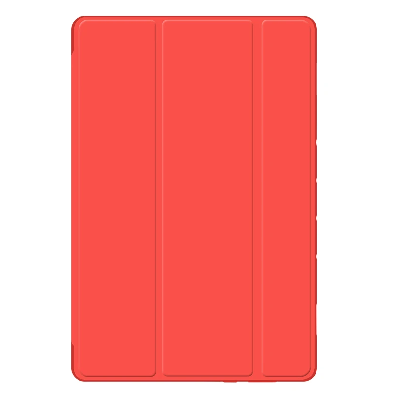 Силиконовый чехол для huawei MediaPad M6 10," SCM-W09 8,4" VRD-W09 чехол флип чехол для планшета кожаный Смарт Магнитный чехол-подставка - Цвет: For M6 8.4in Red
