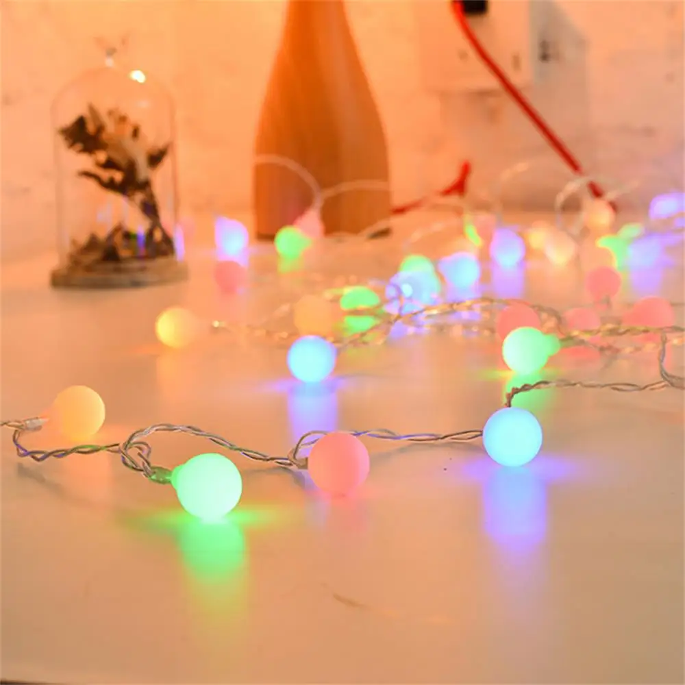

LED Globe Christmas Lights 10 LED Globe Ball String Lights USB Rechargable Led Christmas Fairy Lights For Bedroom Dormitory