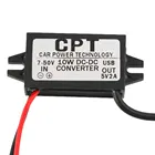 Понижающий преобразователь DC 7-22 в 5 в 2 А USB с гнездом, регулятор для автомобиля, водонепроницаемые автомобильные аксессуары