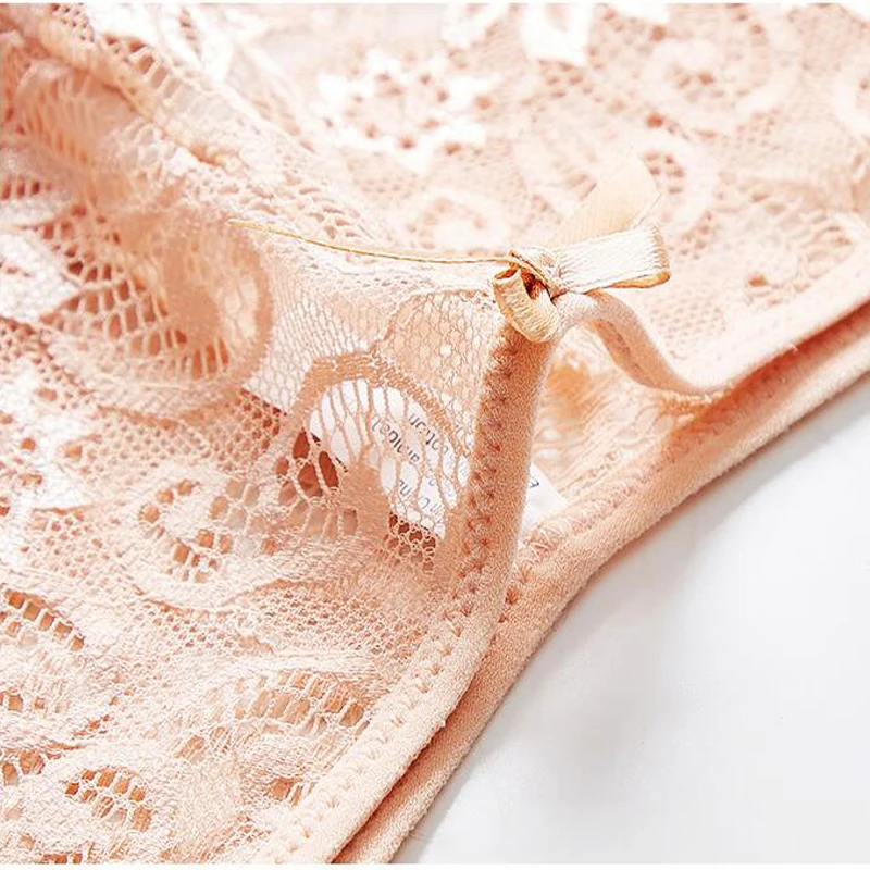 Трусы-стринги женские кружевные прозрачные 3 шт. стринги с низкой посадкой