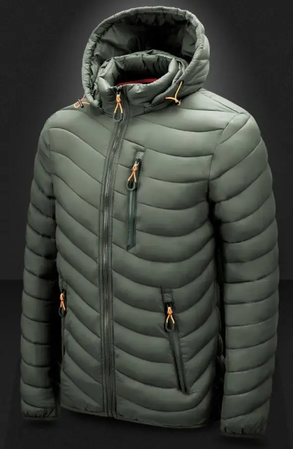 Anti-Cold -20 Degree Celsius Winter Parkas Jacket Men's Cotton-Padded Coat  Hooded Thicken Warm Jackets Overcoat Men