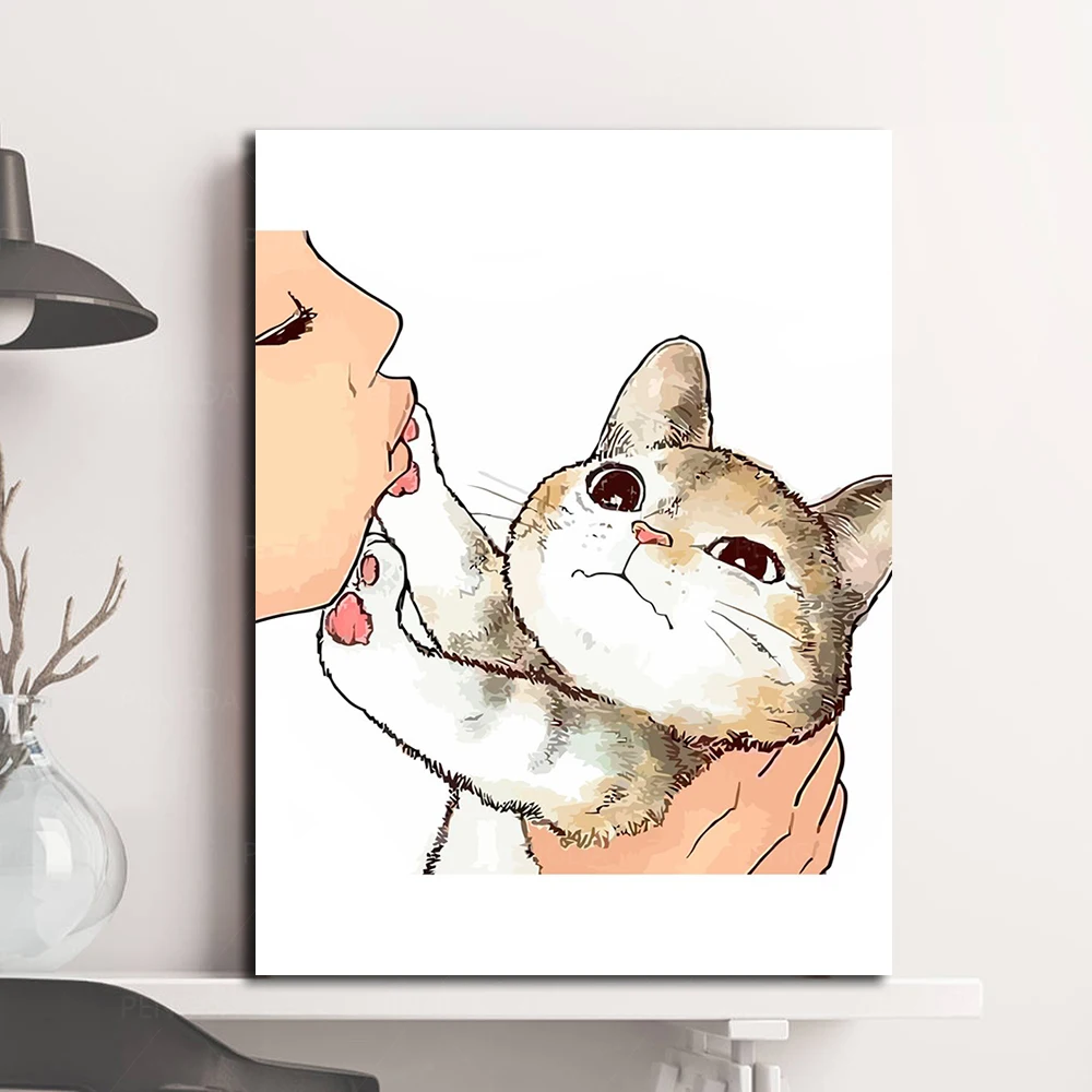 Картина на холсте в скандинавском стиле для детской комнаты Настенная картина с