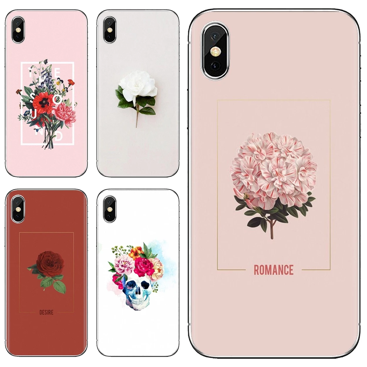 Для iPhone iPod Touch 11 12 Pro 4 4S 5 5S SE 5C 6 6S 7 8 X XR XS Plus Max 2020 мягкий чехол страсть цветок красный