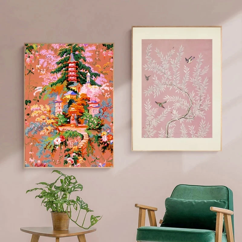 

Diamond Painting Chinese Birds Peonies Cherry Blossom Full Drill Embroidery Pattern Cross Stitch Kits DIY Rhinestone Home Decor