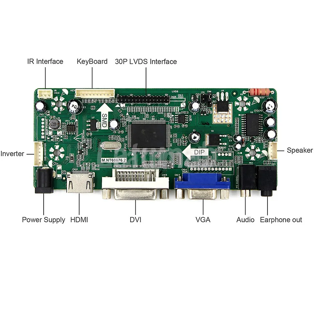 Новый комплект драйвера платы контроллера Latumab LCD LED LVDS ДЛЯ B156XW02 V6 HDMI + DVI
