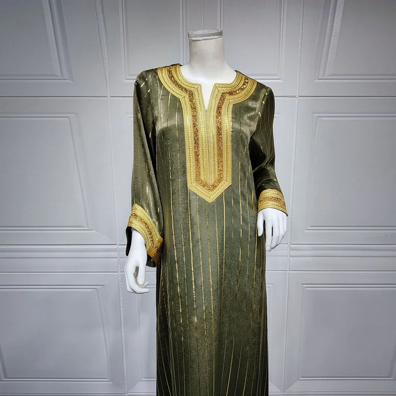 Ramadan Eid Mubarak Kaftan Satin Abaya Dubai Turkey Islam Pakistan Muslim Long Dress For Women Robe Arabe Longue Djellaba Femme