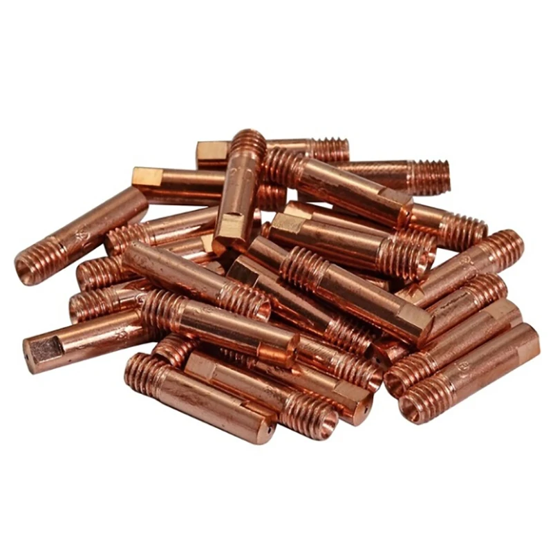 

GTBL 20шт СО2 Mig контактные наконечники 0,8x25 мм для MB15 15AK Mag Mig сварочный фонарь расходные материалы аксессуары