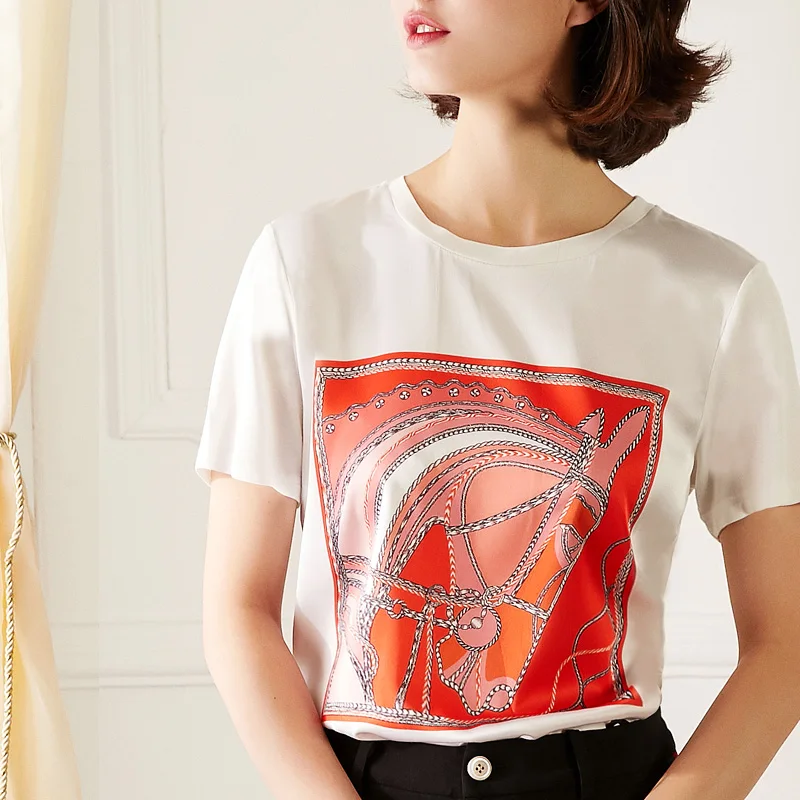 

Куртка женская с принтом, Модная тонкая Модальная футболка с короткими рукавами, белый цвет, лето 2020