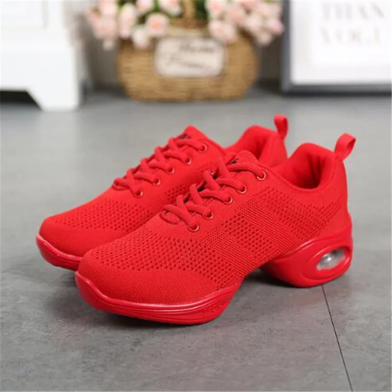 Женские кроссовки для джазовых танцев Женская дышащая сетчатая Обувь На