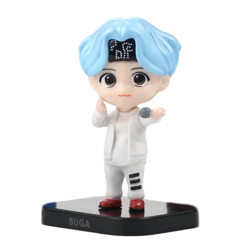 Новинка 7 шт./компл. экшн фигурки группы KPOP Star коллекционные игрушки Bangtan Group для