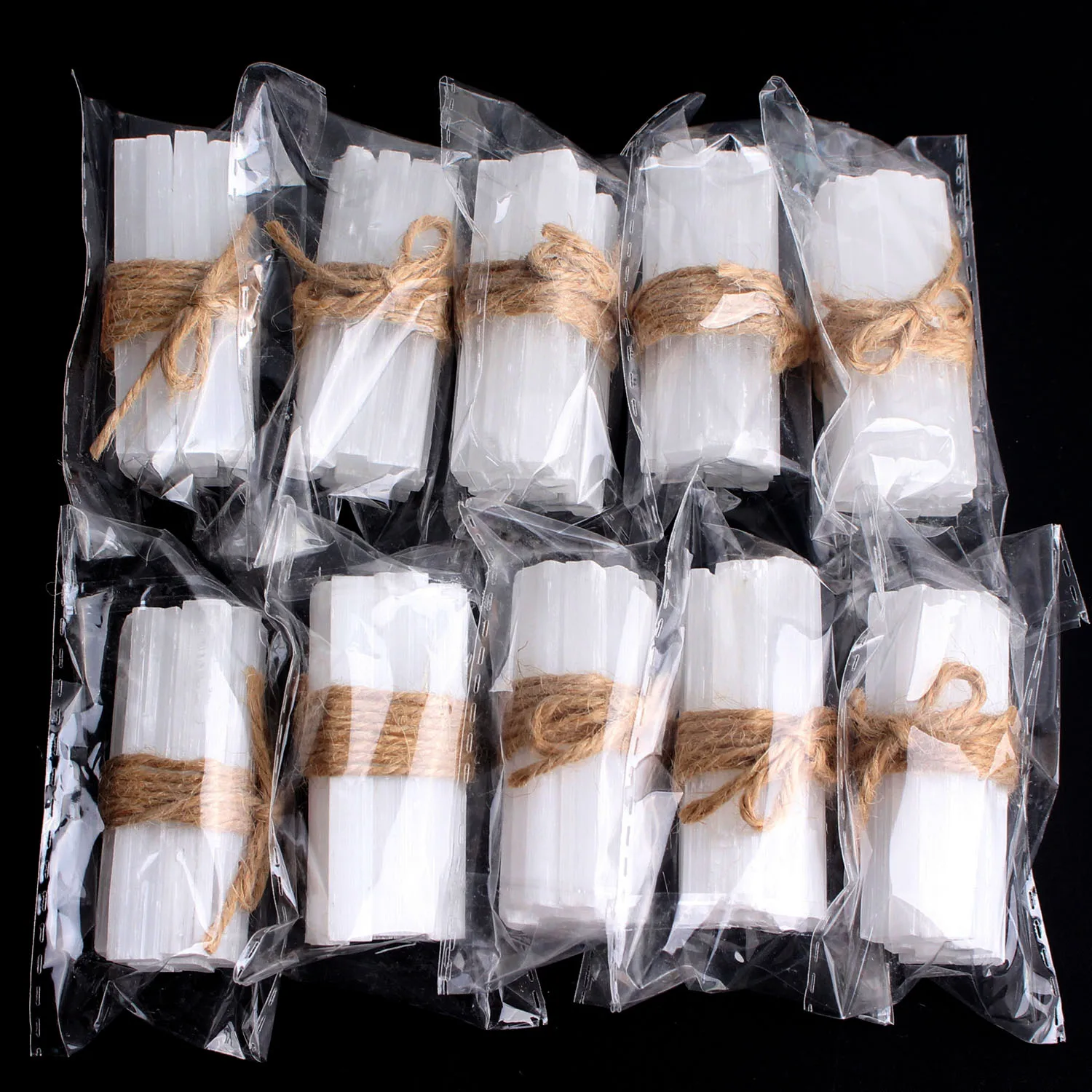 Оптовая продажа 50 60 мм натуральный белый селенит Кристальные кристаллические