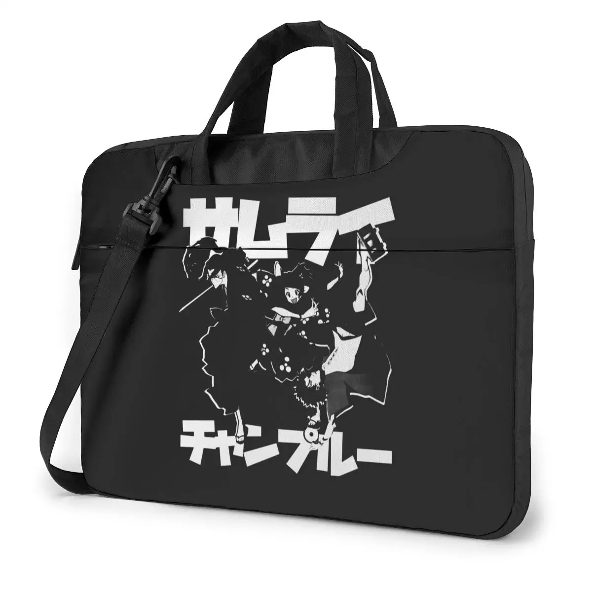 

Samurai Champloo Laptop Bag Case Crossbody Carry Computer Bag Vintage Travel Laptop Pouch