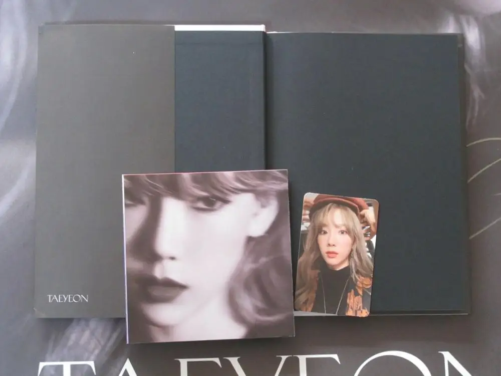 Ручной подписанный SNSD Taeyeon с автографом 2-й сольный альбом цель CD+ подписанный фото K-POP 102019