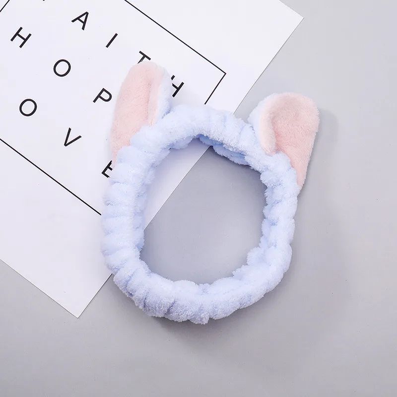 2020 новые повязки для женщин и девочек кошачьи уши мыть лицо тюрбан макияж