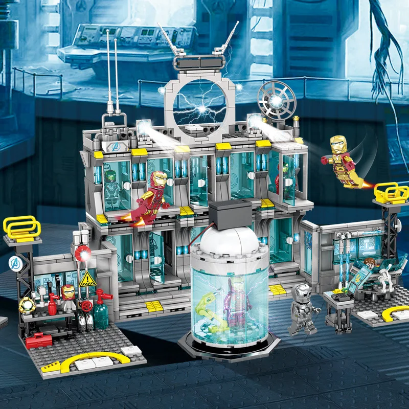 1325 шт. Супергерои Мстители стальная машина метил подходит для Legoingly Marvel Avengers1187