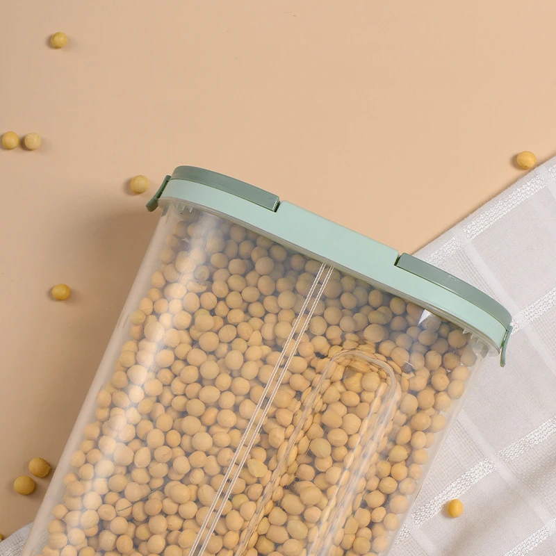 

2L/3L Large-capacity grain storage box double compartment airtight tank dry goods storage storage tank