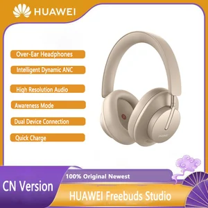 huawei freebuds studio over ear wireless bluetooth headphone tws hi fi anc headset with mic earbuds aduio earphone free global shipping