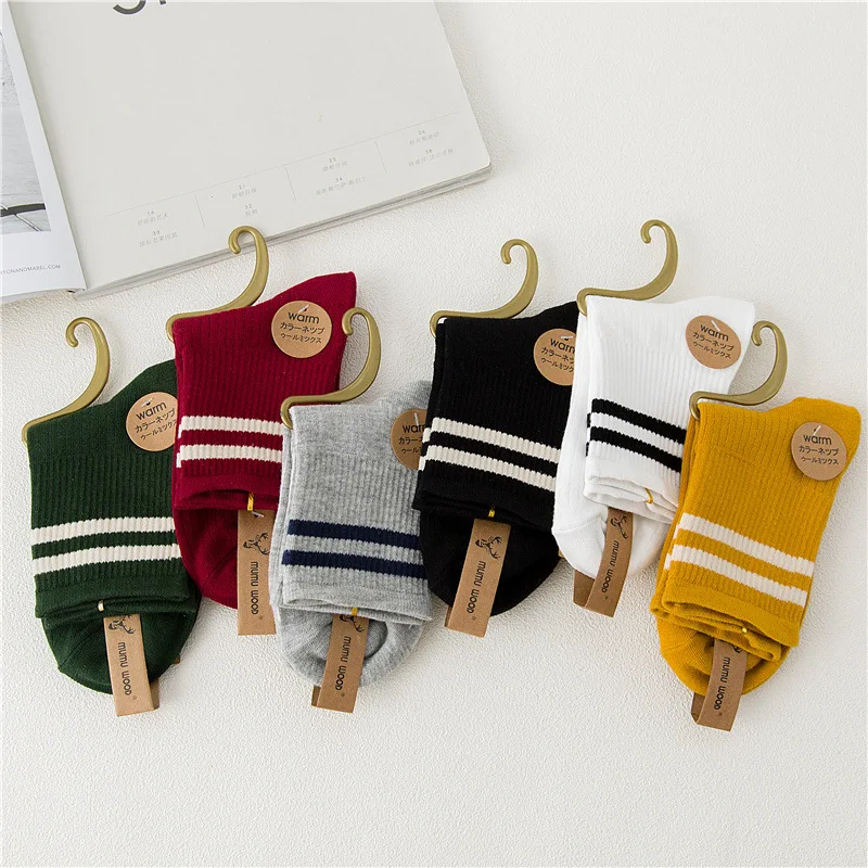 6 стилей хлопковые спортивные белые короткие носки для женщин модные популярные