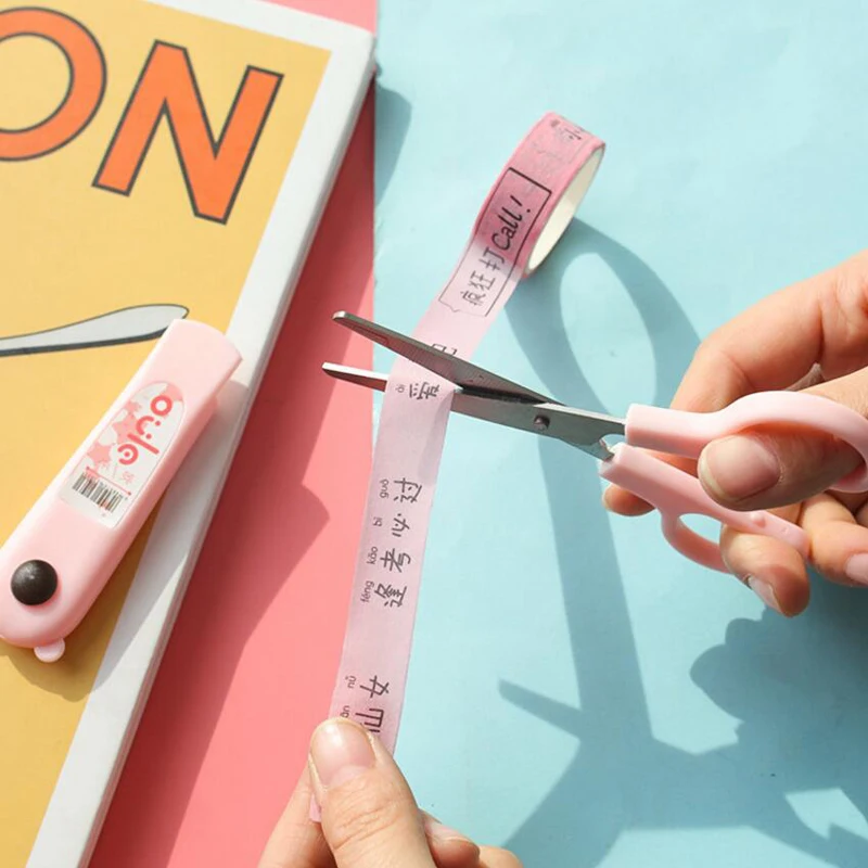 Fashion Design Deli School Student Cartoon Scissors High Quality Paper Cutting Buy 2 PCS Send Gift | Канцтовары для офиса и