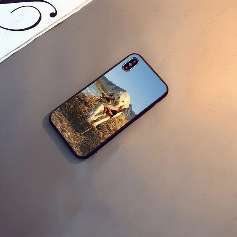 hunting dog tpu soft silicone black phone case for iphone x xs 11 12pro max 5s 6splus 7 8plus se 2020 xr xsmax 12mini cover free global shipping