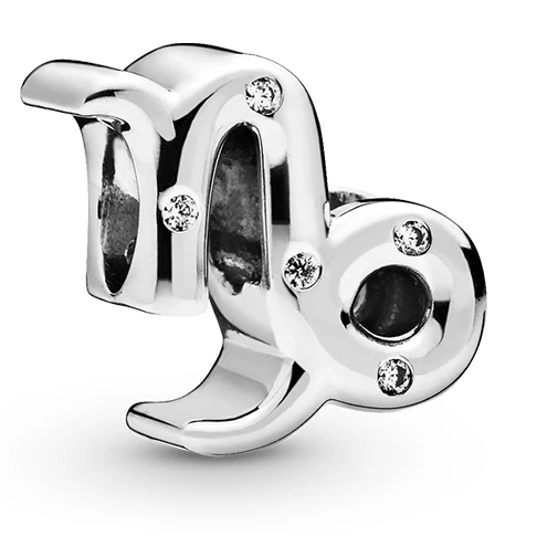 Capricorn Moonmory, рождественский подарок, кулоны со знаками Зодиака, 925 пробы, серебряные близнецы, Leo Virgo, очаровательные бусины, подходят для брендового браслета, DIY, ювелирная маркировка - Цвет: Capricorn