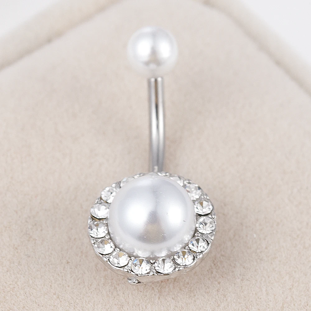 Модное пикантное женское кольцо Стразы с кристаллами имитацией жемчуга висячая