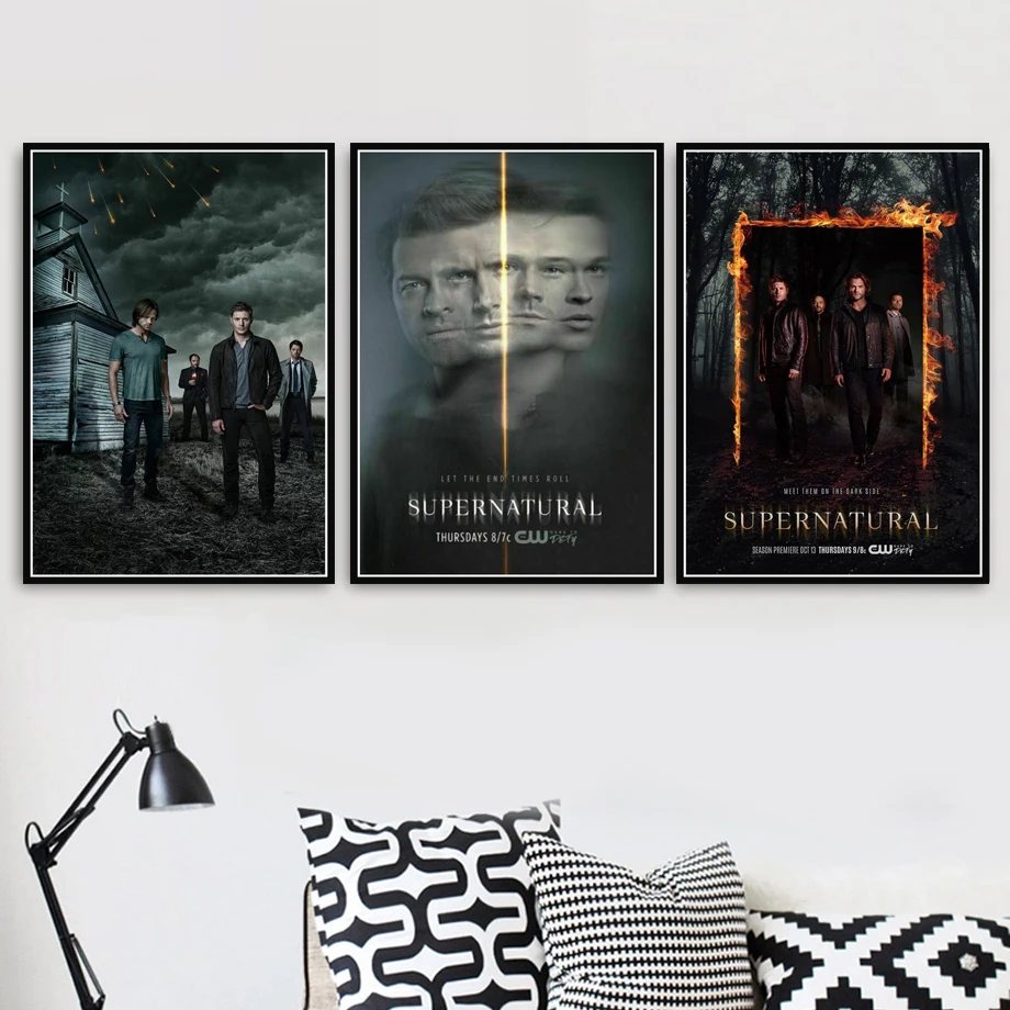 Женский ужас сверхъестественный Сезон 1 2 3 Постер для ТВ сериала настенные
