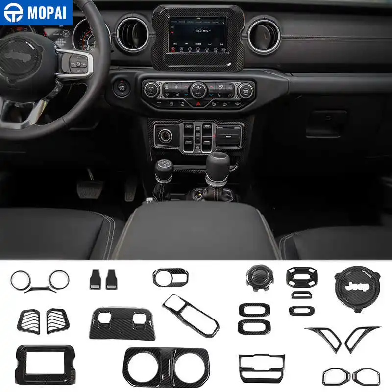 MOPAI молдинги для интерьера из углеродного волокна декоративный Комплект салона