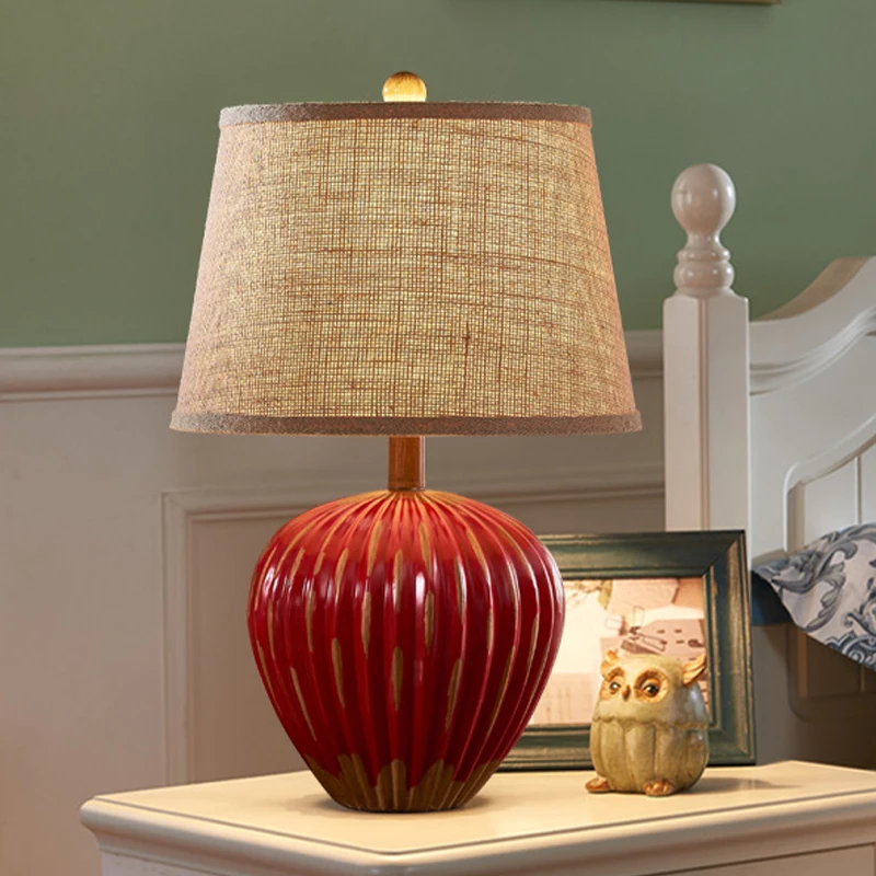Американская настольная ретро-лампа прикроватная лампа в европейском и